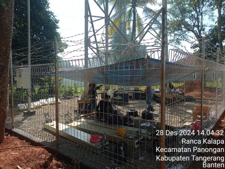 Izin Warga Belum Lengkap, LSM PPUK Meminta Satpol PP Segel Menara BTS Tak Berizin di Panongan