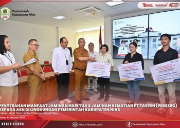 Penyerahan Jaminan Hari Tua dan Jaminan Kematian PT. Taspen (Persero) Kepada ASN