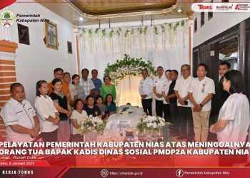 Pemkab Nias Melayat Atas Meninggalnya Orang Tua Kadis Sosial PMDP2A