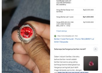 Berlian Merah Fantastis, Nilai Jual per Karatnya Membuat Tercengang