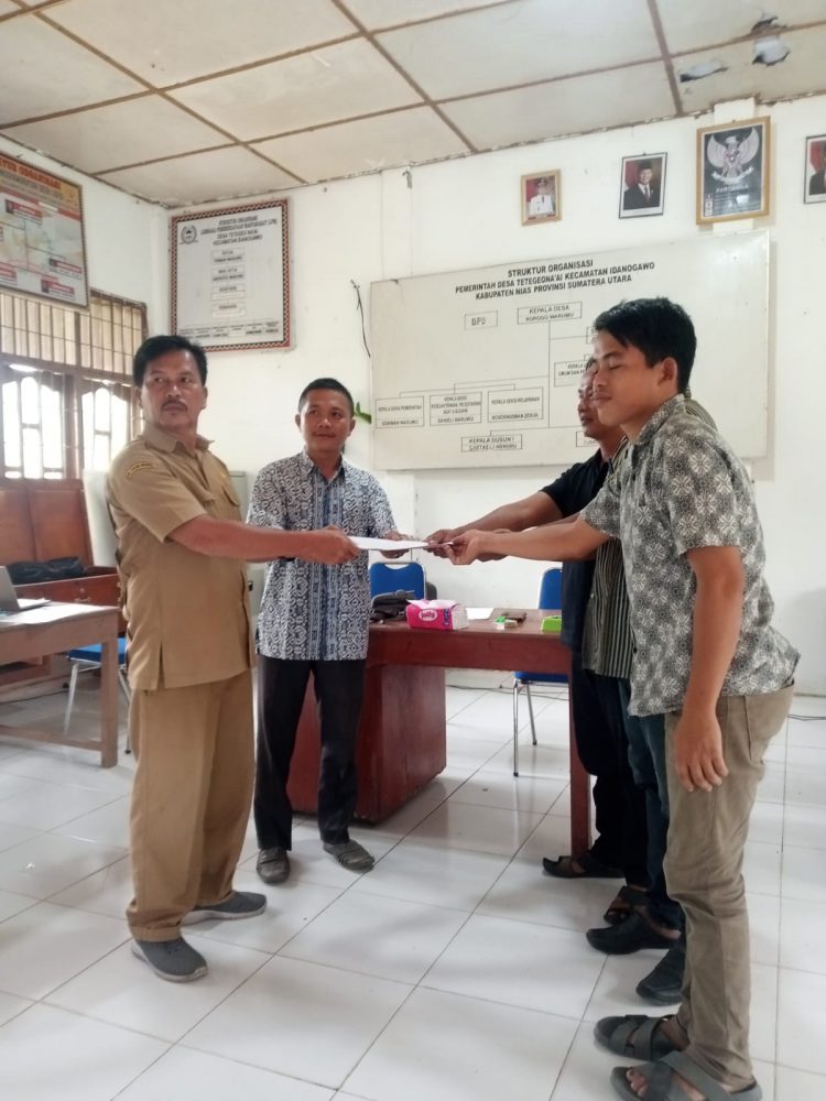 Pemdes Tetegeona’ai Lakukan Pertanggungjawaban APBDesa Tahun 2024