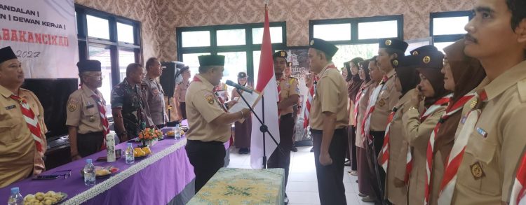 Pelantikan Majelis Pembimbing dan Pengurus Kwartir Ranting Gerakan Pramuka Kecamatan Babakan Cikao