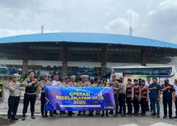 Operasi Keselamatan Jaya 2025, Ditlantas Polda Metro Jaya Sidak di Terminal Pulo Gebang