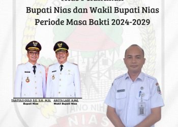SMPN 1 Bawalato Mengucapkan Selamat Atas Pelantikan Bapak Yaatulo Gulo, S.E., S.H., M.Si dan Bapak Arota Lase Menjadi Bupati dan Wakil Bupati Nias