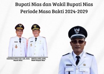 Pemerintah Desa Faondrato Mengucapkan Selamat Atas Pelantikan Bapak Yaatulo Gulo, S.E., S.H., M.Si dan Bapak Arota Lase, A.Md Menjadi Bupati dan Wakil Bupati Nias