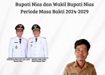 Pemerintah Desa Hilifaoisi Mengucapkan Selamat Atas Pelantikan Bapak Yaatulo Gulo, S.E., S.H., M.Si dan Bapak Arota Lase, A.Md Menjadi Bupati dan Wakil Bupati Nias