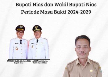 Pemerintah Desa Hilialawa Mengucapkan Selamat Atas Pelantikan Bapak Yaatulo Gulo, S.E., S.H., M.Si dan Bapak Arota Lase, A.Md Menjadi Bupati dan Wakil Bupati Nias