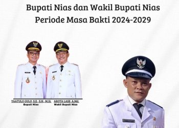 Pemerintah Desa Fahandrona Mengucapkan Selamat Atas Pelantikan Bapak Yaatulo Gulo, S.E., S.H., M.Si dan Bapak Arota Lase, A.Md Menjadi Bupati dan Wakil Bupati Nias