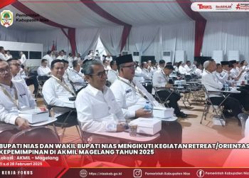 BUPATI NIAS YAATULO GULO, S.E., S.H., M.SI IKUTI RETREAT KEPALA DAERAH DI MAGELANG