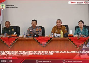 Penilaian Kinerja Program 8 Aksi Konvergensi Penurunan Stunting Tahun 2024 di Wilayah Kab. Nias