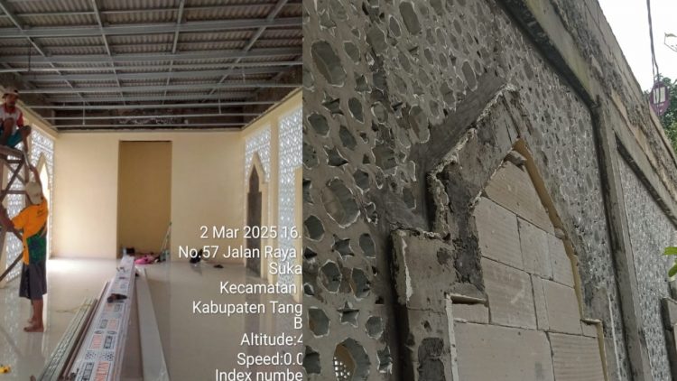 Habiskan Anggaran 100 Juta, Renovasi Sarana Ibadah di Kantor Kecamatan Curug Diduga Dikerjakan Pegawai Pemerintah
