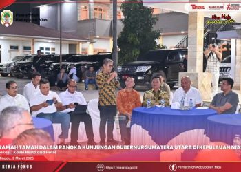 Bupati Nias Hadiri Ramah Tamah Dalam Rangka Kunker GubSu di Kepulauan Nias