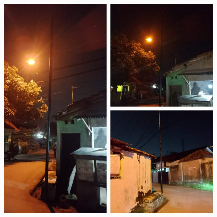 Tiang 12 Meter Tertancap di Pinggir Jalan, Diduga Milik Perusahaan WiFi yang Dipasang Sembarangan