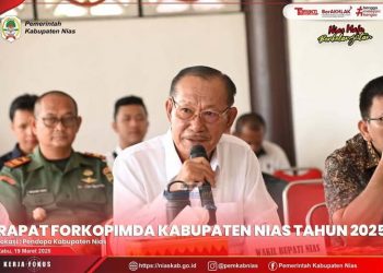 WABUP NIAS HADIRI RAPAT FORUM KOORDINASI PIMPINAN DAERAH KABUPATEN NIAS