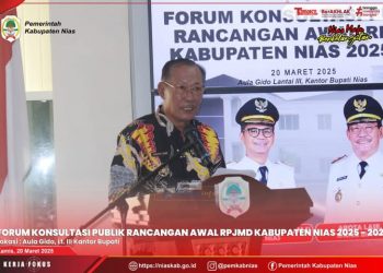 WABUP NIAS HADIRI FORUM KONSULTASI PUBLIK RANCANGAN AWAL RPJMD KAB NIAS 2025-2029