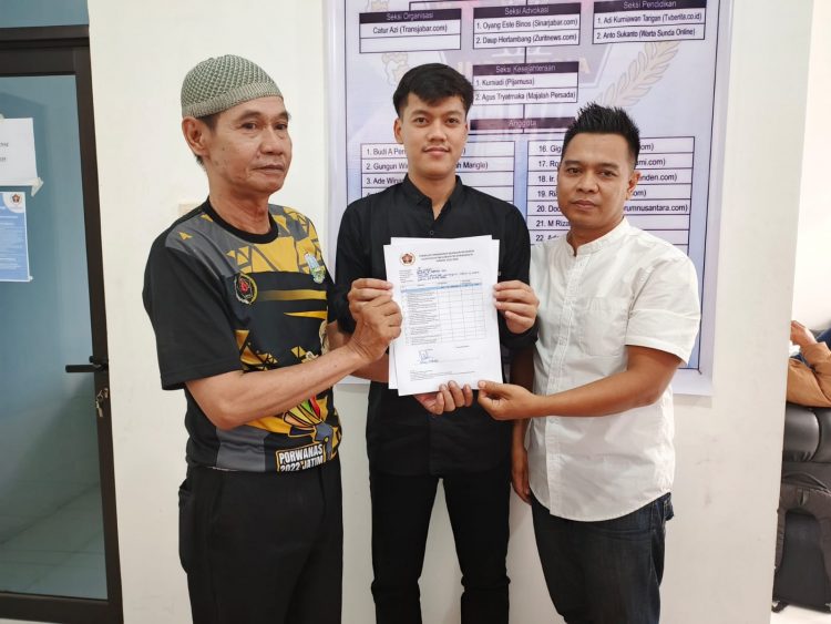 Diky Julkifli Pendaftar Pertama Calon Ketua PWI Purwakarta