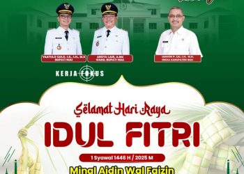Pemerintah Kabupaten Nias Mengucapkan Selamat Hari Raya Idul Fitri 1 Syawal 1446 H