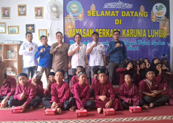 Berbagi Kebahagiaan, LSM JPK Provinsi Banten Santuni Puluhan Anak Yatim di Bulan Suci Ramadhan