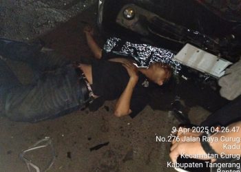 Kecelakaan Lalu Lintas Di Jalan Raya Curug Korban Patah Tulang Tangan Dan Kaki