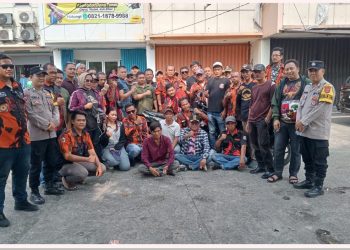 Ratusan Anggota Ormas PP Kabupaten Tangerang yang Geruduk Leasing FIF Cabang Balaraja Akhirnya Berujung Damai