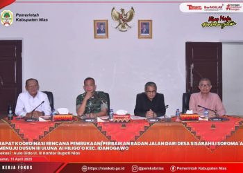 KODAM I/BB, BANTU PEMBANGUNAN BADAN JALAN DI KABUPATEN NIAS