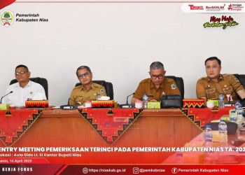ENTRY MEETING PEMERIKSAAN TERINCI ATAS LKPD PEMERINTAH KABUPATEN NIAS TA. 2024