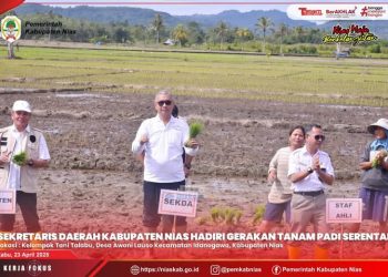 BUPATI NIAS HADIRI RAPAT PARIPURNA DPRD KAB NIAS DALAM RANGKA PENGAMBILAN PERSETUJUAN BERSAMA ATAS PEMBAHASAN RANPERDA
