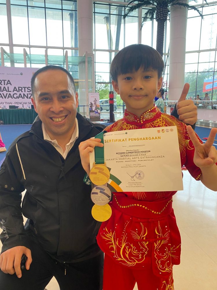 Belum Genap 8 tahun, Reyhans Clementrich Houston, Meraih 2 Emas dan 1 Perak