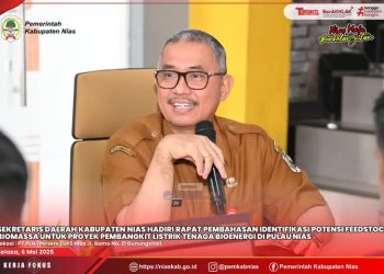 SEKDA KAB. NIAS HADIRI RAPAT TERKAIT POTENSI BIOMASSA DI KEPULAUAN NIAS