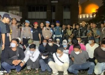 22 Preman Berkedok Ormas di CNI Puri Indah Jakarta Barat Diciduk Polisi