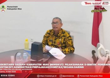 E-Bimtek Penerapan Sistem Inti Administrasi Perpajakan (Coretax) di Lingkungan Pemkab Nias T.A 2025