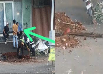 Tak Tersentuh Hukum, Diduga Pengambilan Aset Telkom Ilegal di Perum Pamulang Elok Dibekingi Oknum Aparat