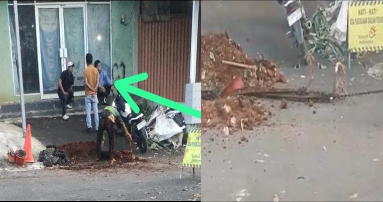 Tak Tersentuh Hukum, Diduga Pengambilan Aset Telkom Ilegal di Perum Pamulang Elok Dibekingi Oknum Aparat