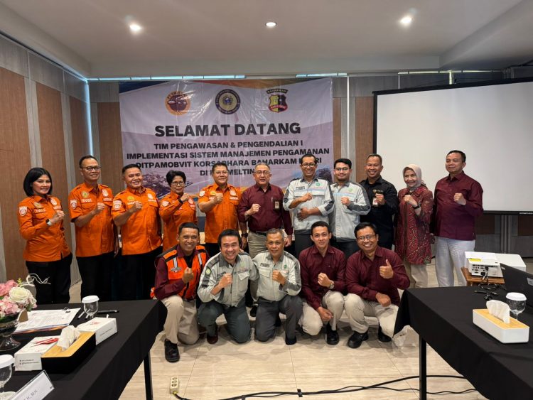 Korsabhara Baharkam Polri, Perkuat Sistem Manajemen Pengamanan (SMP) Obvitnas di PT. Smelting