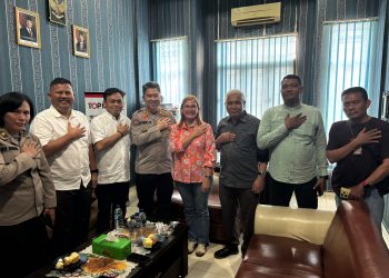 Kunjungi Kantor SMSI Sumut, Kabid Humas Polda Sumut Bahas Kemitraan dan Penanggulangan Narkoba