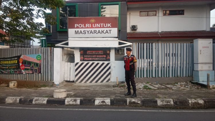 Cegah Premanisme Di Pasar Rebo, Polres Purwakarta Imbau Masyarakat Segera Laporan Ke Pos Shelter Samapta