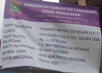 Bangunan RKB SDN Kelapa Dua IV Berpotensi Ambruk, Ini Kata Sekdis Pendidikan Kabupaten Tangerang