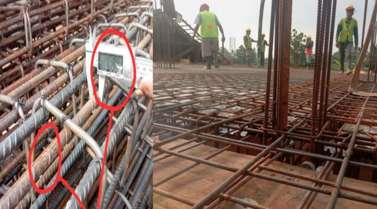 Perlu Dievaluasi, Pembangunan RKB SDN Caringin III Diduga Gunakan Besi Non SNI