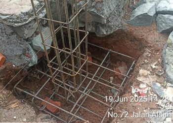 Bukan Besi Ulir, LipanHam Desak DTRB Segera Bongkar Pondasi Tapak Balai Warga di Sampora