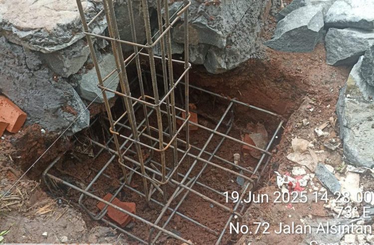 Bukan Besi Ulir, LipanHam Desak DTRB Segera Bongkar Pondasi Tapak Balai Warga di Sampora