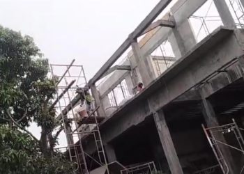 Pembangunan RKB SDN Caringin III Diduga Gunakan Besi Banci, LSM Seroja Indonesia Akan Suratin Dinas Pendidikan