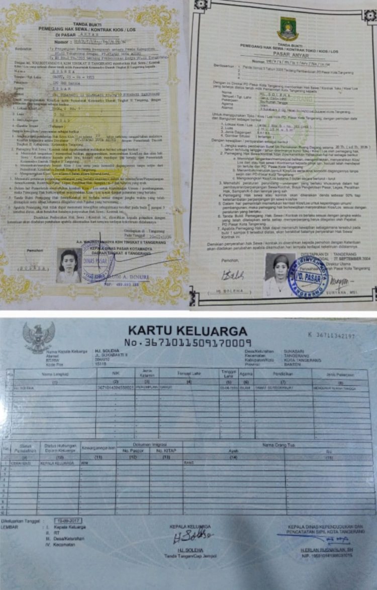 Dugaan Penyimpangan Pegawai PD Pasar Tangerang Rugikan Pedagang Pasar Anyar