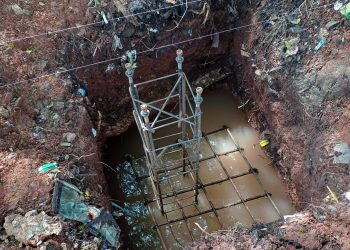 Langgar UU KIP, Pembangunan RTH di Bencongan Kelapa Dua Diduga Gunakan Besi Banci pada Pondasi Tapak