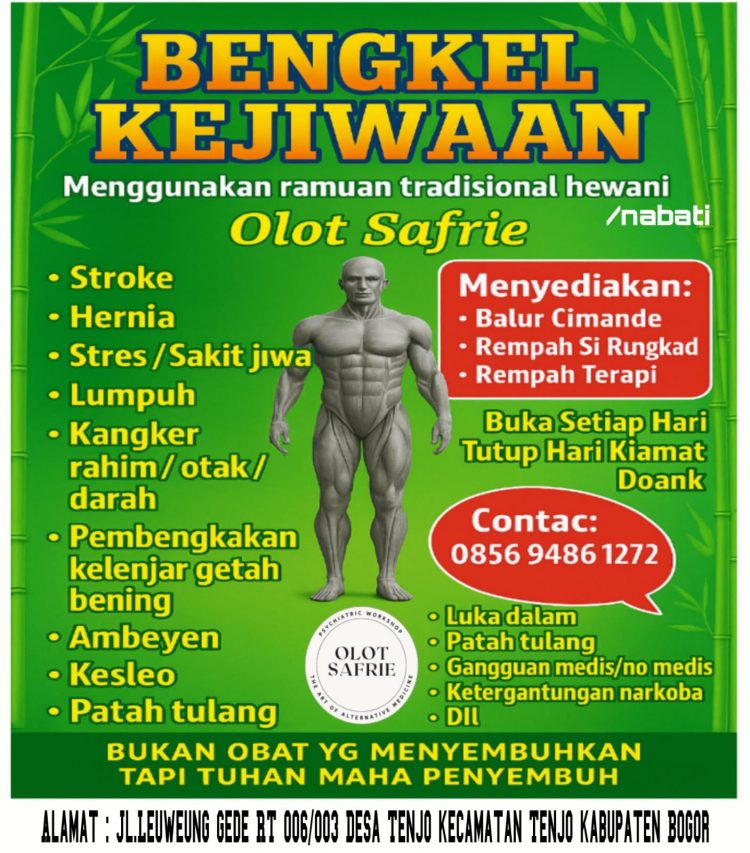 Bengkel Kejiwaan Olot Safrie Resmi Dibuka di Tenjo, Tawarkan Terapi Tradisional Hewani dan Nabati untuk Beragam Penyakit