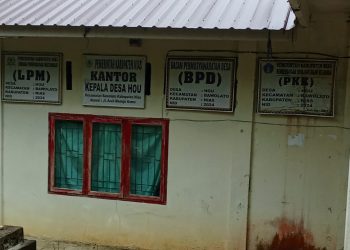 Bangunan Parit dan TPT Desa Hou Diduga Menjadi Lahan Korupsi, Masyarakat Minta Inspektorat Lakukan Audit