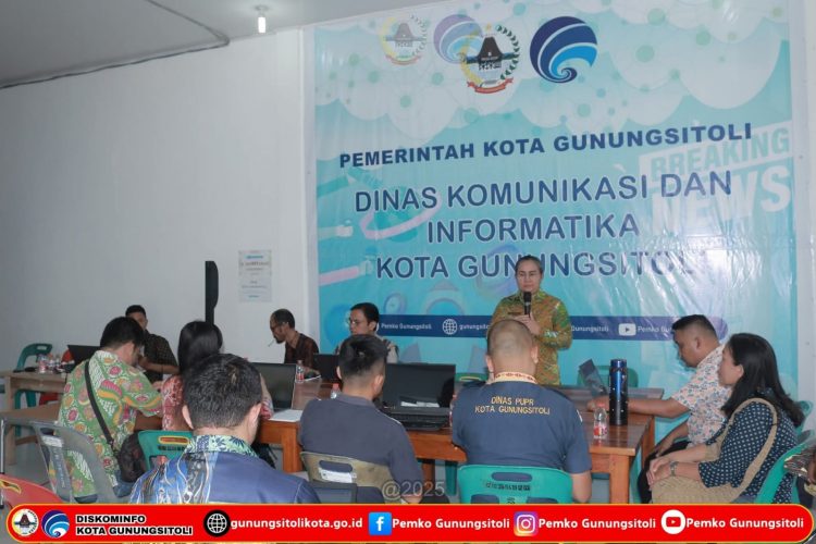 Kominfo Gunungsitoli Konsisten Kawal Satu Data di Hari Ketiga Desk Validasi