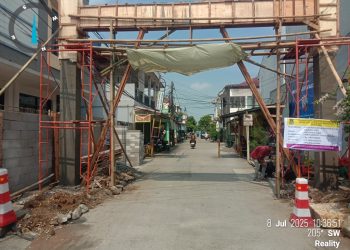 Warga Perum Griya Karawaci Apresiasi Atas Realisasi Pembangunan Gapura Aspirasi Dewan Imam Sucipto