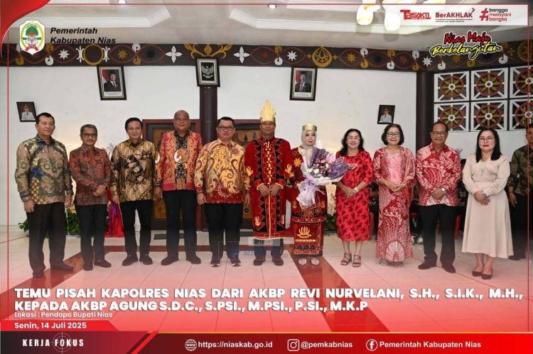 FORKADA SE-KEPULAUAN NIAS GELAR ACARA TEMU PISAH KAPOLRES NIAS POLDA SUMUT