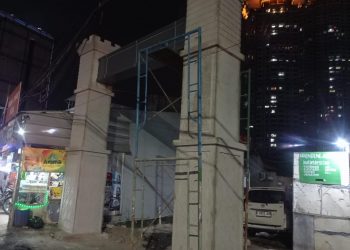 Tak Sebanding, Diduga Pembangunan Gapura Bernilai Ratusan Juta di Kelapa Dua Tak Sesuai Ekspektasi