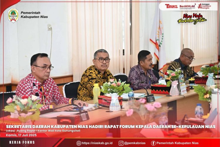 RAPAT KOORDINASI SEKRETARIS DAERAH KABUPATEN/KOTA SE-KEPULAUAN NIAS TAHUN 2025